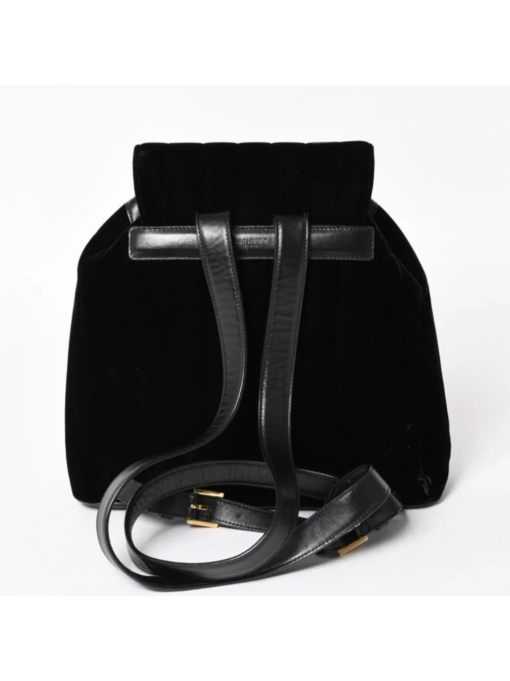 Saint Laurent Vicky Small Backpack Velvet Gold
